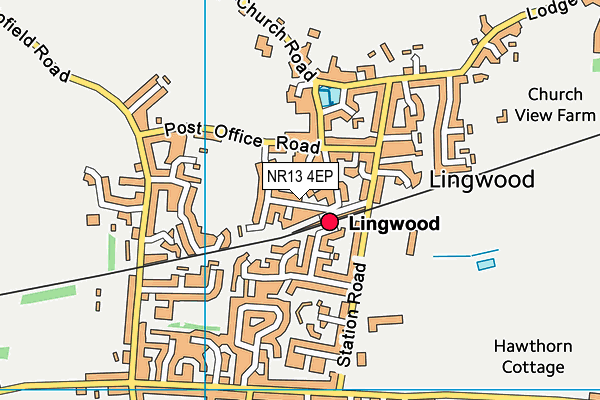 NR13 4EP map - OS VectorMap District (Ordnance Survey)