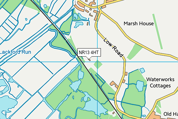 NR13 4HT map - OS VectorMap District (Ordnance Survey)