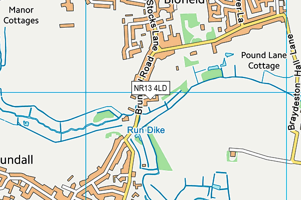 NR13 4LD map - OS VectorMap District (Ordnance Survey)