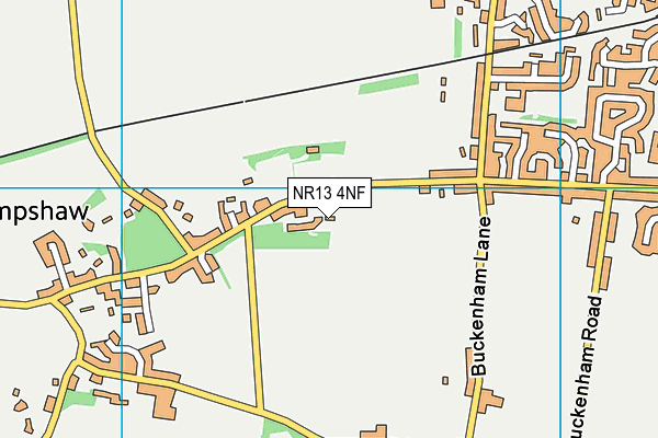 NR13 4NF map - OS VectorMap District (Ordnance Survey)