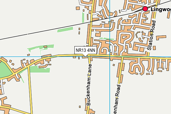 NR13 4NN map - OS VectorMap District (Ordnance Survey)