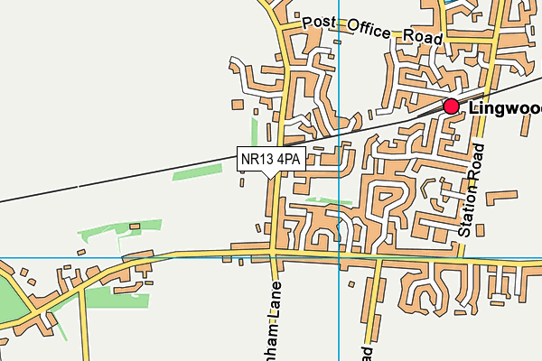 NR13 4PA map - OS VectorMap District (Ordnance Survey)