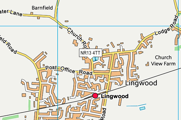 NR13 4TT map - OS VectorMap District (Ordnance Survey)