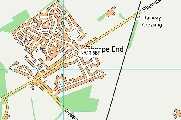 NR13 5BP map - OS VectorMap District (Ordnance Survey)