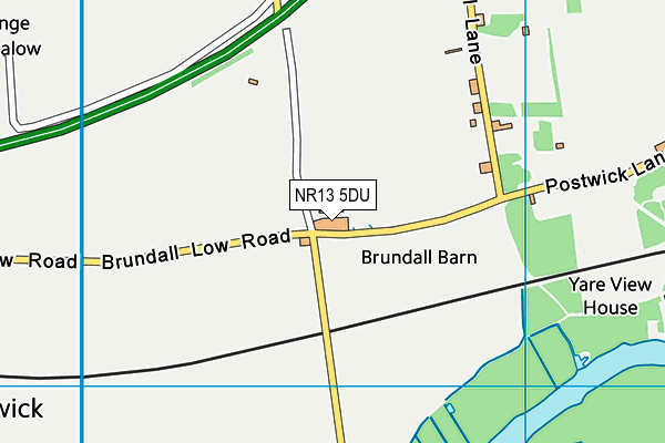 NR13 5DU map - OS VectorMap District (Ordnance Survey)