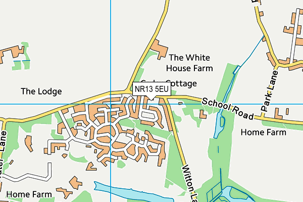 NR13 5EU map - OS VectorMap District (Ordnance Survey)