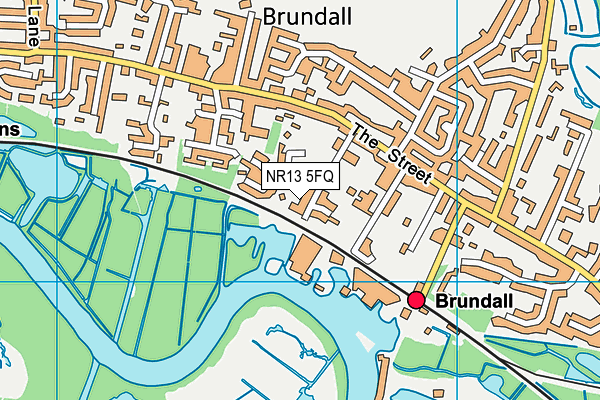 NR13 5FQ map - OS VectorMap District (Ordnance Survey)