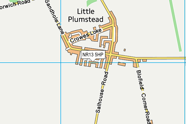 NR13 5HP map - OS VectorMap District (Ordnance Survey)