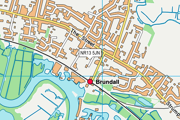 NR13 5JN map - OS VectorMap District (Ordnance Survey)