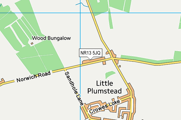 NR13 5JQ map - OS VectorMap District (Ordnance Survey)