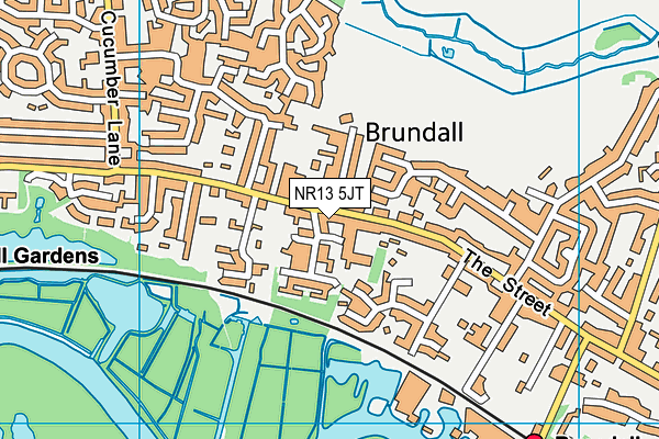 NR13 5JT map - OS VectorMap District (Ordnance Survey)