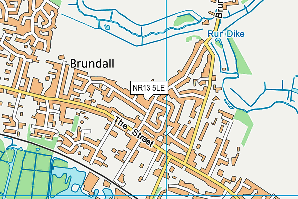 NR13 5LE map - OS VectorMap District (Ordnance Survey)