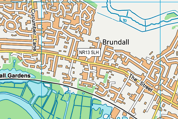 NR13 5LH map - OS VectorMap District (Ordnance Survey)