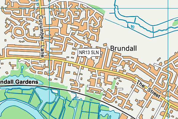 NR13 5LN map - OS VectorMap District (Ordnance Survey)