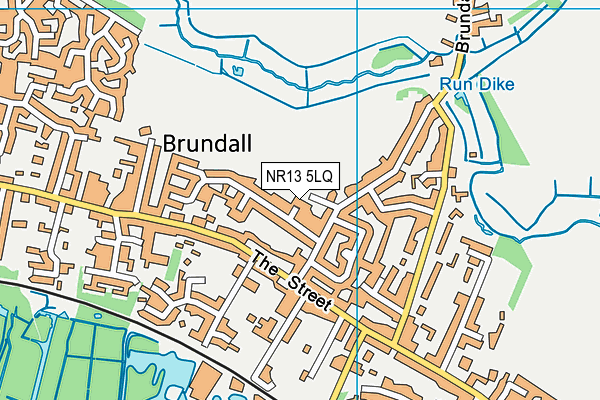 NR13 5LQ map - OS VectorMap District (Ordnance Survey)