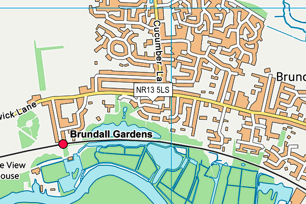 NR13 5LS map - OS VectorMap District (Ordnance Survey)