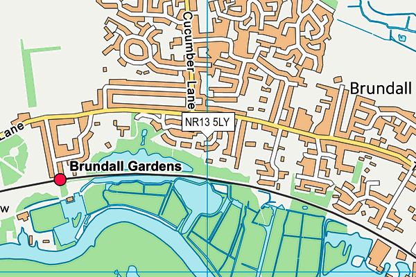 NR13 5LY map - OS VectorMap District (Ordnance Survey)