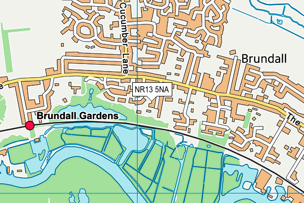 NR13 5NA map - OS VectorMap District (Ordnance Survey)