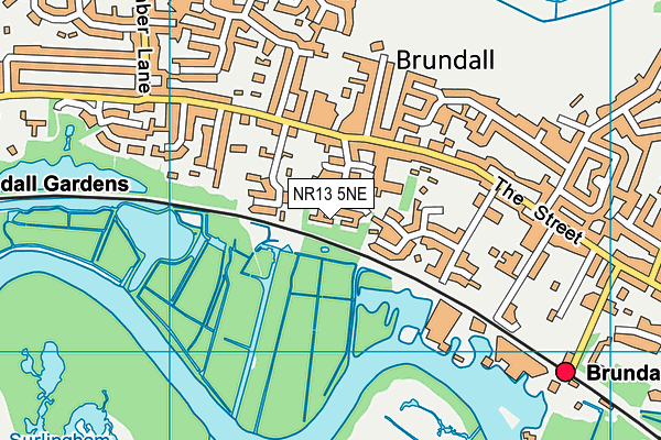 NR13 5NE map - OS VectorMap District (Ordnance Survey)