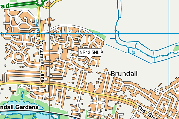 NR13 5NL map - OS VectorMap District (Ordnance Survey)