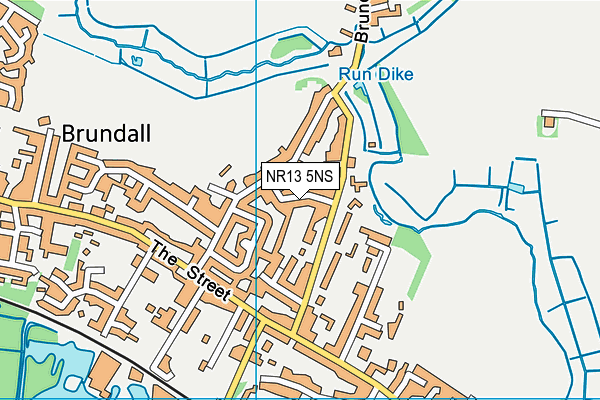 NR13 5NS map - OS VectorMap District (Ordnance Survey)