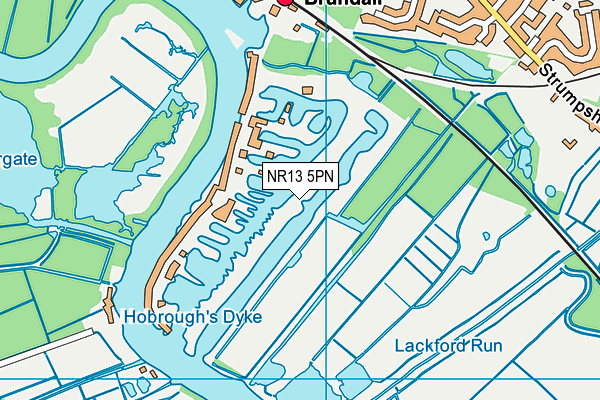 NR13 5PN map - OS VectorMap District (Ordnance Survey)