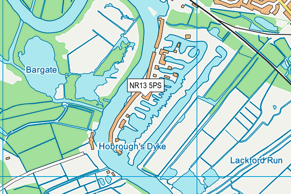 NR13 5PS map - OS VectorMap District (Ordnance Survey)