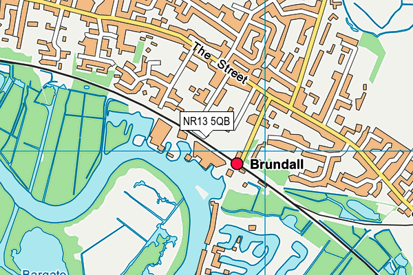 NR13 5QB map - OS VectorMap District (Ordnance Survey)