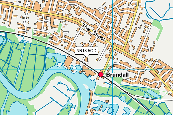 NR13 5QD map - OS VectorMap District (Ordnance Survey)