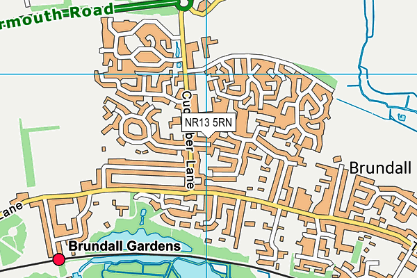 NR13 5RN map - OS VectorMap District (Ordnance Survey)