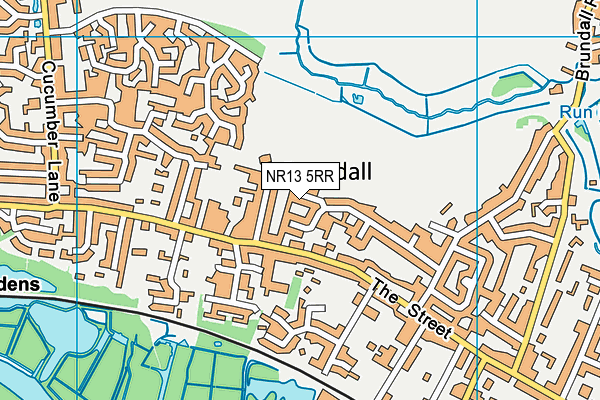 NR13 5RR map - OS VectorMap District (Ordnance Survey)