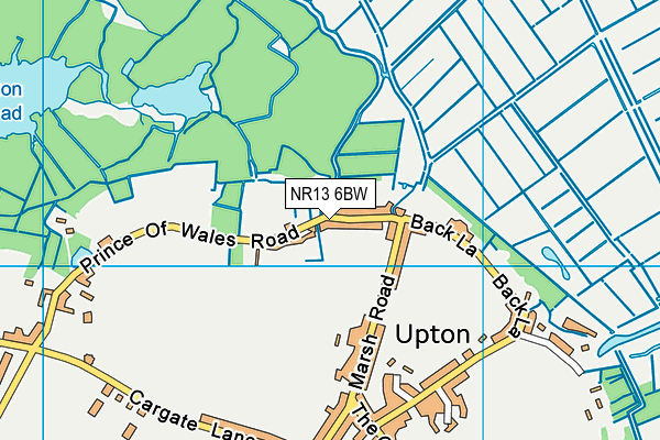 Map of MARTIN THOMPSON SERVICES LIMITED at district scale