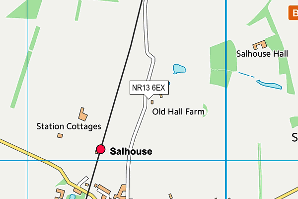 NR13 6EX map - OS VectorMap District (Ordnance Survey)