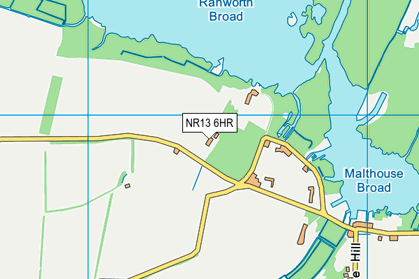 NR13 6HR map - OS VectorMap District (Ordnance Survey)