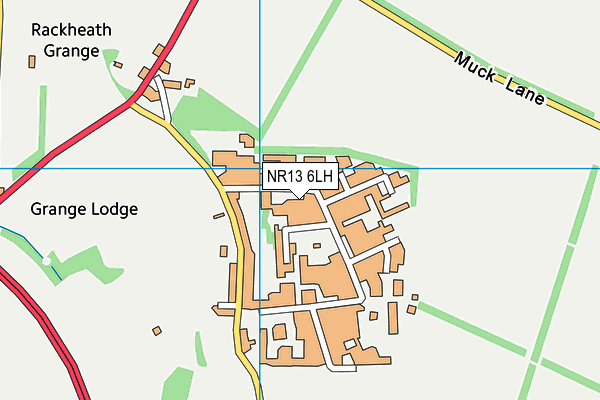 Map of HILLAGES LEISURE LTD at district scale