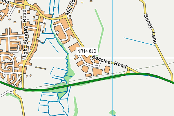 Map of HALSBURY HOMES (EAST ANGLIA) SGP LIMITED at district scale
