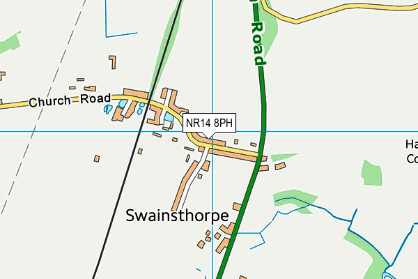 Map of LAWTHORPE LTD at district scale