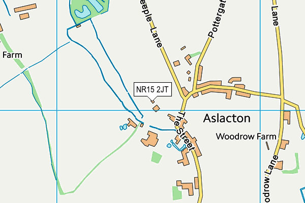 NR15 2JT map - OS VectorMap District (Ordnance Survey)