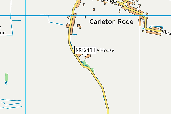 NR16 1RH map - OS VectorMap District (Ordnance Survey)
