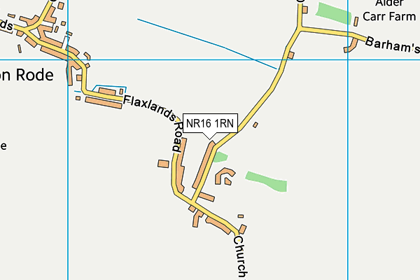 NR16 1RN map - OS VectorMap District (Ordnance Survey)
