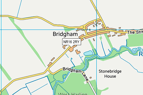 Map of BRIDGHAM SERVICES LTD at district scale