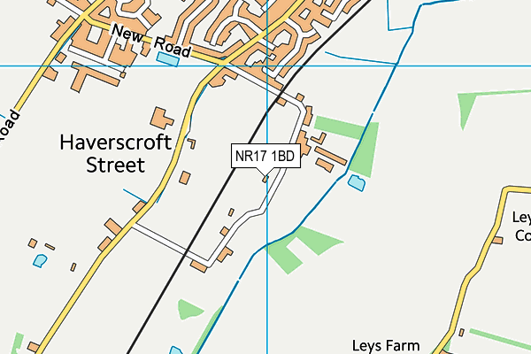 Map of LEYS FARM LIMITED at district scale