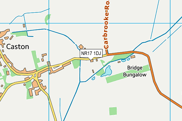 NR17 1DJ map - OS VectorMap District (Ordnance Survey)