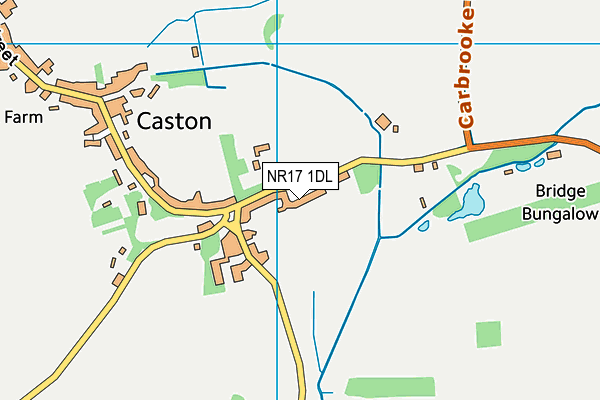 NR17 1DL map - OS VectorMap District (Ordnance Survey)