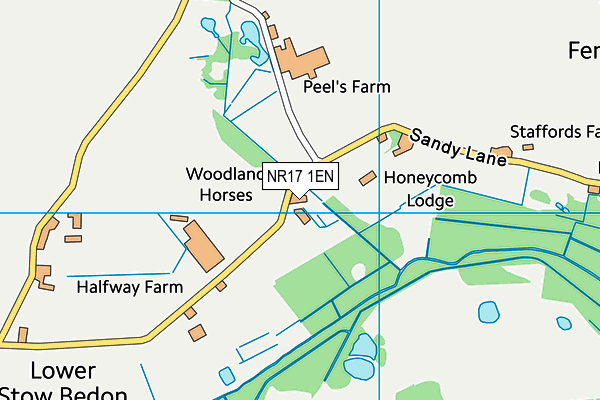 NR17 1EN map - OS VectorMap District (Ordnance Survey)