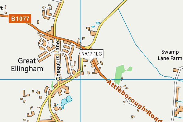 NR17 1LG map - OS VectorMap District (Ordnance Survey)