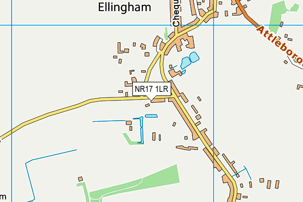 NR17 1LR map - OS VectorMap District (Ordnance Survey)