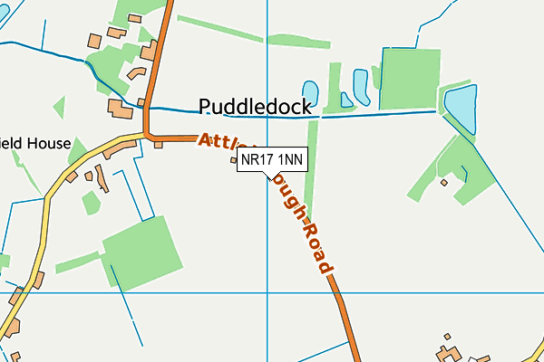 NR17 1NN map - OS VectorMap District (Ordnance Survey)