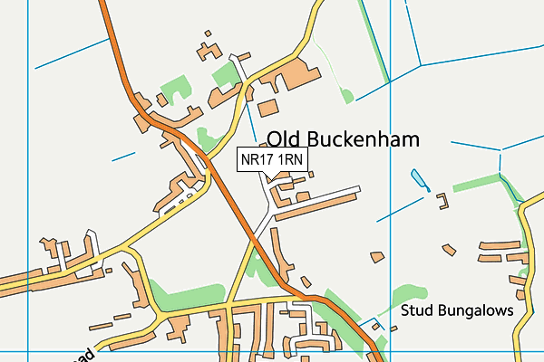 NR17 1RN map - OS VectorMap District (Ordnance Survey)