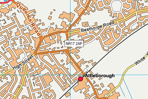 NR17 2AP map - OS VectorMap District (Ordnance Survey)